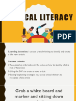 Critical Literacy