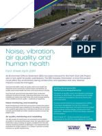 Noise, Vibration, Air Quality and Human Health: Fact Sheet April 2019