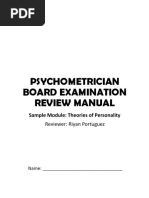 Best Psychometrician Reviewer Documents Scribd