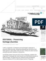 EDITORIAL - Preserving Heritage Churches