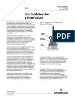 Product Bulletin Packing Selection Guidelines for Fisher Sliding Stem Valves en 123456