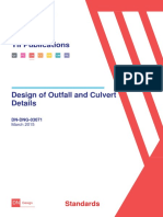 Design of Outfall and Culvert Details: Standards