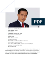 Biografi Singkat Presiden Jokowi