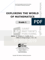 Exploring The World of Mathematics: Grade 1
