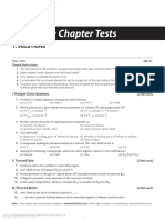 Online Chapter Test Solutions