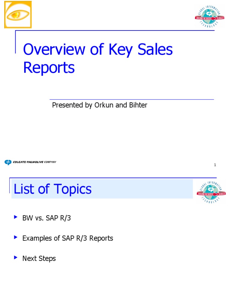 Key Sales Reports Overview and Insights | PDF