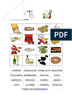 Autodictados Navidad Alimentos Tipicos Mayuscula