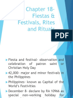 Chapter 18 Fiestas Festivals Rites and