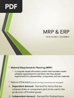 MRP & Erp: Prof. Eloida C. Dagumboy