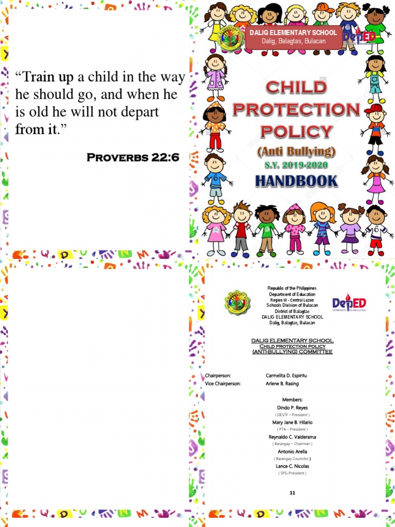 Child Protection Booklet | Download Free PDF | Bullying | Teachers