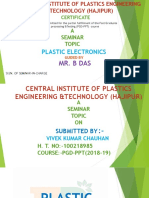 A Seminar Topic: Plastic Electronics