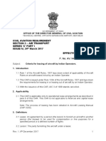 Civil Aviation Requirement Section 3 - Air Transport Series C' Part I Issue Iv, 24 March 2017 Effective: Forthwith F. No. AV.14027/05/2017-AT-I