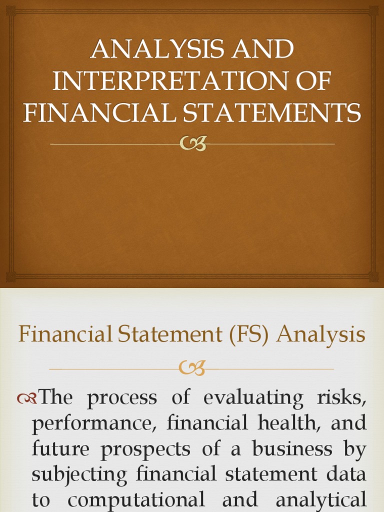 Financial Analysis 1 | PDF | Equity (Finance) | Revenue