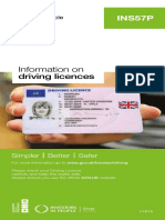Ins57p Info Driving Licences