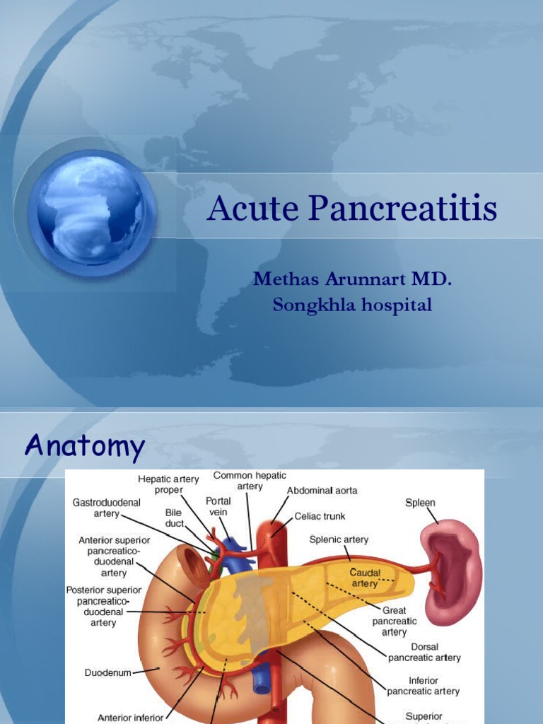 Acute Pancreatitis Overview and Management | PDF | Medical Specialties ...