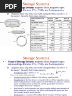 Storage Systems