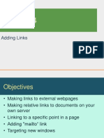 Lesson 04 - Adding Links