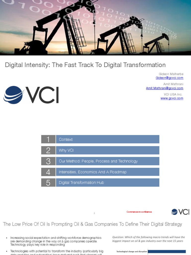 Digital Transformation in Oil & Gas Industry | PDF | Business Process ...