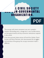 Global Civil Society and Non Govermantal Organization