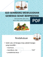 Gizi Seimbang Mewujudkan Generasi Sehat Berprestasi: Dedy Rochyani, Skm. M.Kes. Dosen Stikes Tuanku Tambusai Riau