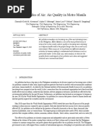 Case Study: Metro Manila's Air Quality Index