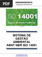 Sistema de Gestão Ambiental ABNT NBR ISO 14001