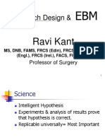 Research Design &: Ravi Kant