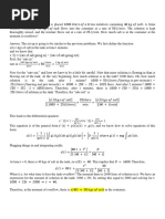 Growth and Decay, Newtons Law of Cooling, Mixtures