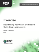 Exercise: Determining How Places Are Related: Cattle Grazing Allotments