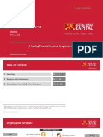 Financial Results Fy17-18: A Leading Financial Services Conglomerate