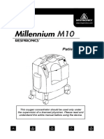 Millennium m10 Oxygen Concentrator User Manual