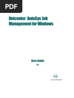 Unicenter AutoSys 4.5 Job Management For Windows User Guide