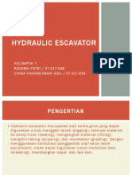 Hydraulic excavator guide