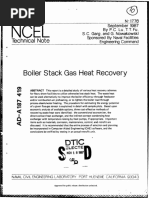 N C EL: Boiler Stack Gas Heat Recovery