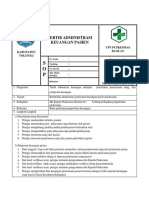 Tertib Administrasi Keuangan Pasien: Kabupaten Tolitoli Upt Puskesmas Baolan