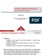 SIE340: Deterministic Operations Research: Homework Assignment of Week 1