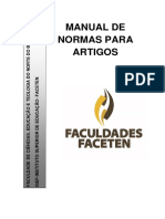 Manual de Normas para o Artigo Faceten