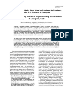 Familia, Permisividad y Juicio Moral en Estudiantes de Enseñanza Media de La Provincia de Concepción