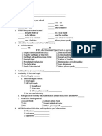 Report Questionnaire