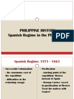 Philippine History: Spanish Regime in The Philippines
