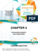 Chapter 2 Accounting Concepts - Conventions