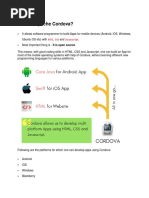 What Is Apache Cordova?: HTML CSS Javascript