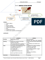 General - Writing Letter Method