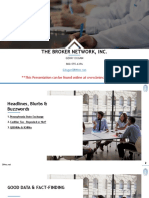 The Broker Network Powerpoint 2019