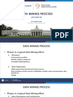 Data Mining Process: Dr. Gaurav Dixit