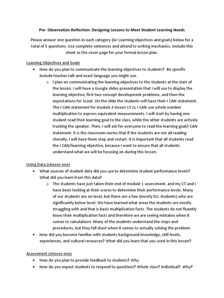 Lesson Design for Student Engagement | PDF | Classroom Management ...