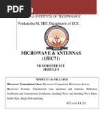 Microwaves and Antennas Module 1 Notes