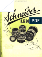 Schneider Lenses 1937