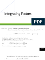 Integrating Factors