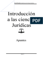 Introducción a las Ciencias Juridicas